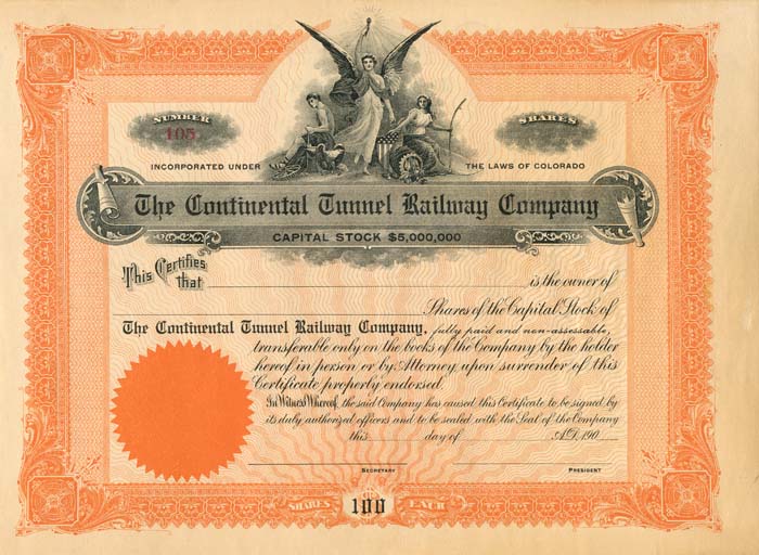 Continental Tunnel Railway Co.